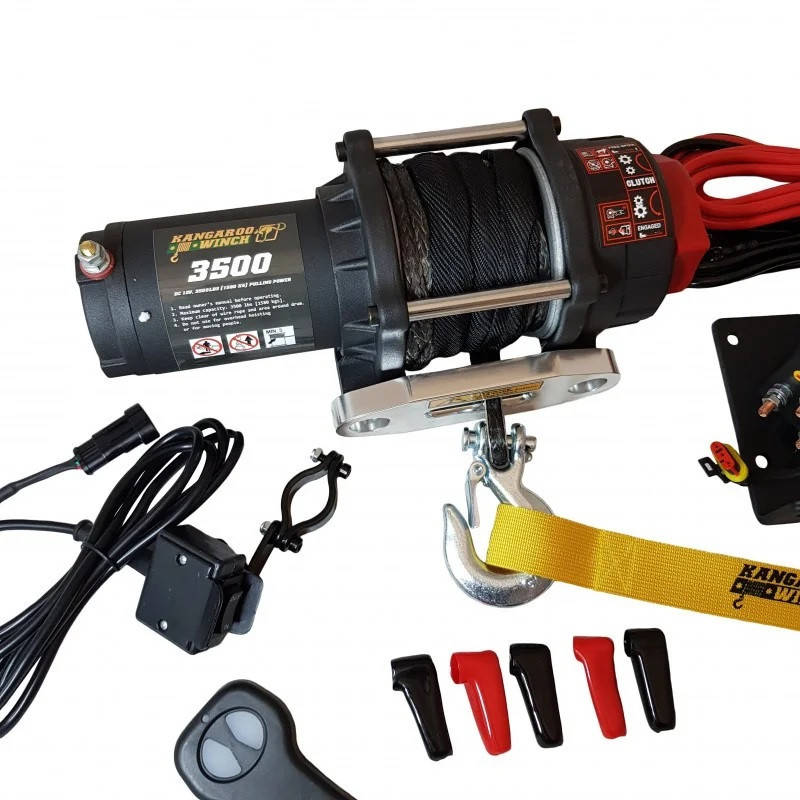 Лебедка электрическая 1,5 т KANGAROOWINCH K3500LBS SR с синтетическим тросом электролебедка автомобильная 12
Лебедка электрическая 1,5 т KANGAROOWINCH K3500LBS SR с синтетическим тросом электролебедка автомобильная 12