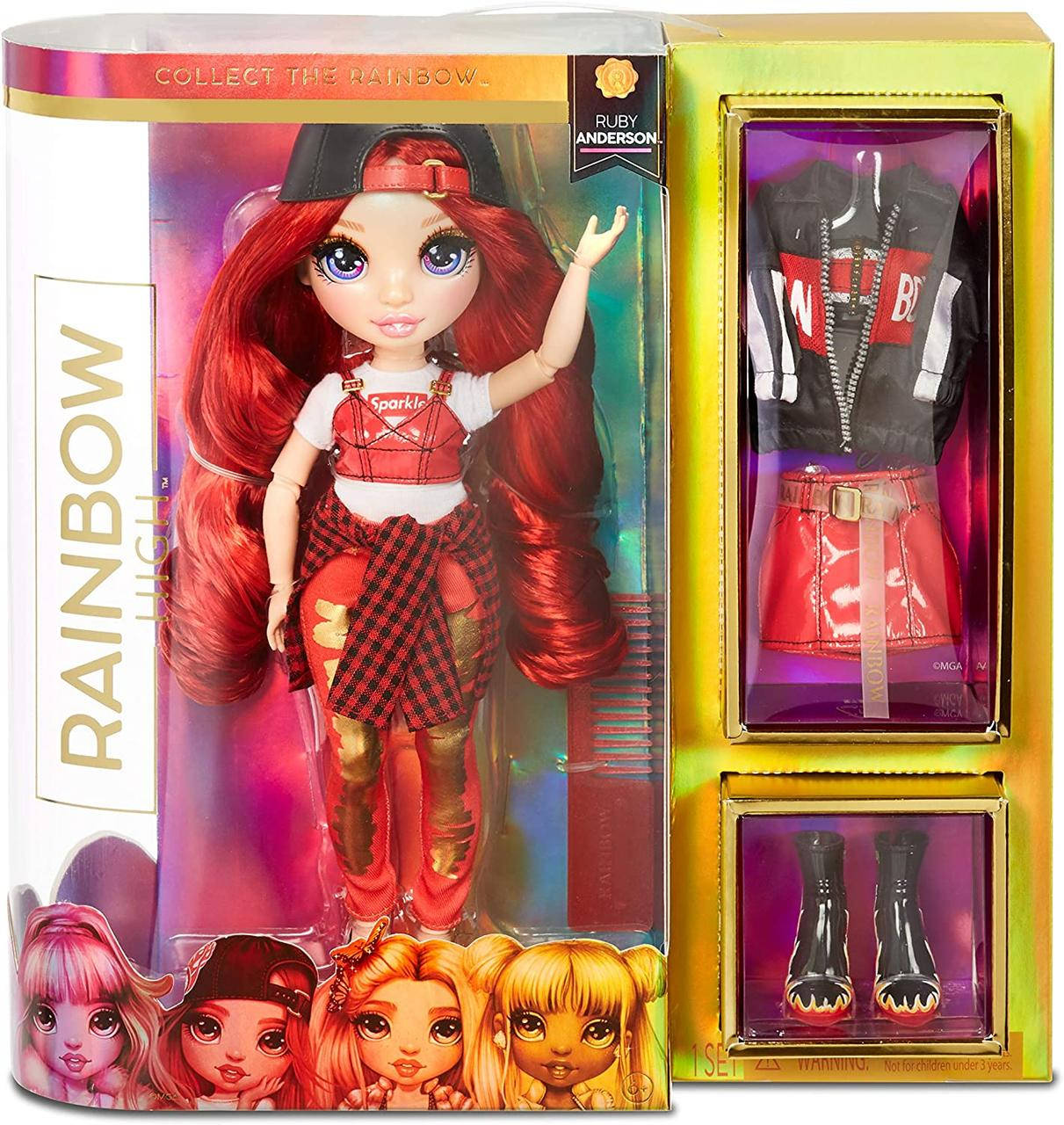 Игровой набор Кукла Рейнбоу Хай Руби Андерсон Красная Радуга Rainbow Surprise Rainbow High Ruby Anderson Red
Игровой набор Кукла Рейнбоу Хай Руби Андерсон Красная Радуга Rainbow Surprise Rainbow High Ruby Anderson Red