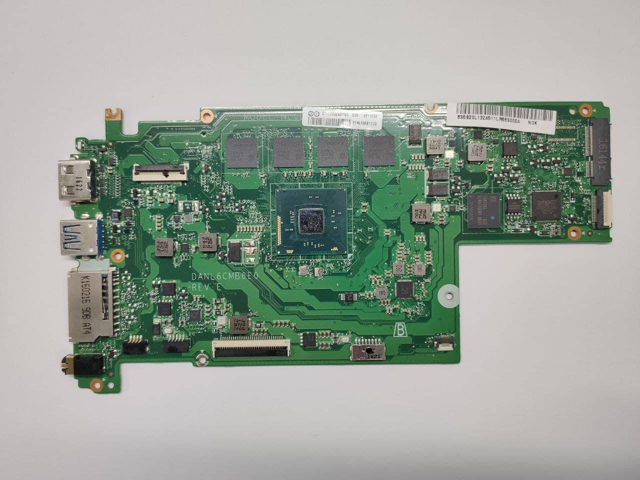 Материнська плата для ноутбука Lenovo Chromebook N22-20 DANL6CMB6E0 Rev:E Intel Celeron N3050 SR29H
Материнська плата для ноутбука Lenovo Chromebook N22-20 DANL6CMB6E0 Rev:E Intel Celeron N3050 SR29H