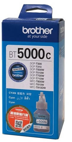 Картридж Brother BT5000C (DCPT300, DCPT500W, DCPT700W, DCPT310, DCPT510W, DCPT710W) 5kpg Cyan (код 108004)
Картридж Brother BT5000C (DCPT300, DCPT500W, DCPT700W, DCPT310, DCPT510W, DCPT710W) 5kpg Cyan (код 108004)