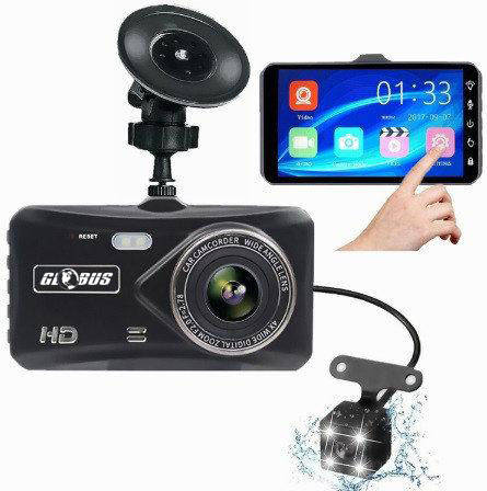 Сенсорный Видеорегистратор для автомобиля Globus S20 Touch Screen Full HD с камерой заднего вида
Сенсорный Видеорегистратор для автомобиля Globus S20 Touch Screen Full HD с камерой заднего вида