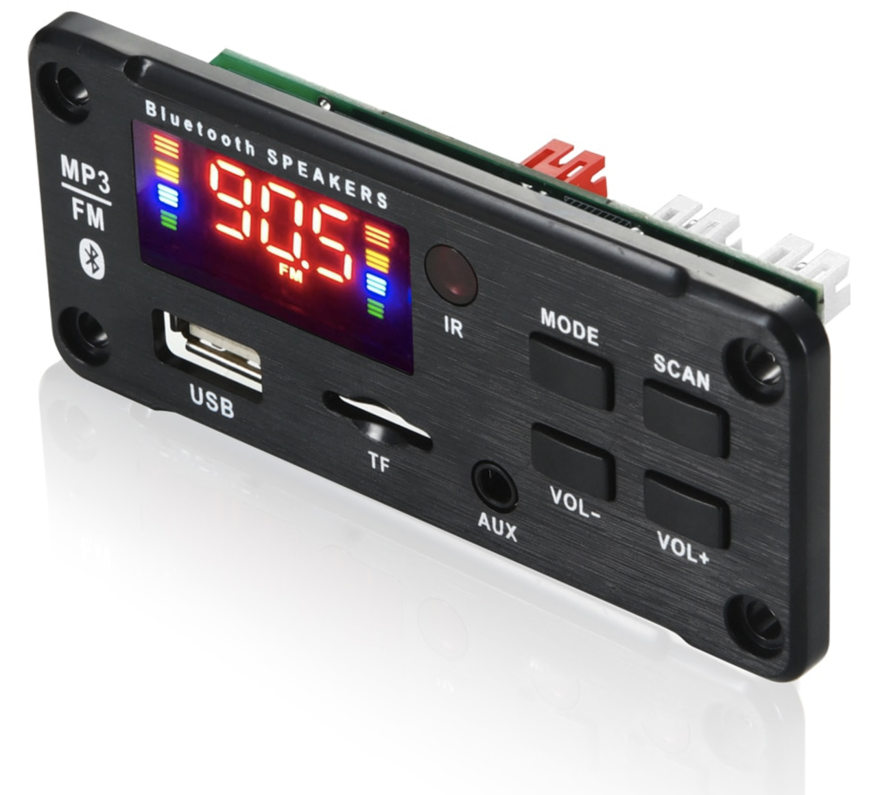 Аудиоплеер автомобильный 11-16В с Bluetooth 5.0 усилителем 2х25Вт - USB, MP3, WMA, WAV, FM, AUX, TF
Аудиоплеер автомобильный 11-16В с Bluetooth 5.0 усилителем 2х25Вт - USB, MP3, WMA, WAV, FM, AUX, TF