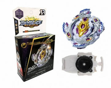 Волчок BEYBLADE Bloody Longinus (Бейблейд Кровавый Луниор) B-110 с пусковым устройством
Волчок BEYBLADE Bloody Longinus (Бейблейд Кровавый Луниор) B-110 с пусковым устройством