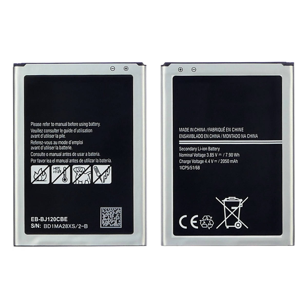 Аккумулятор для Samsung J120 Galaxy J1 2016/ EB-BJ120CBE (Li-ion 3.85 V 2050 mAh) оригинал TW
Аккумулятор для Samsung J120 Galaxy J1 2016/ EB-BJ120CBE (Li-ion 3.85 V 2050 mAh) оригинал TW