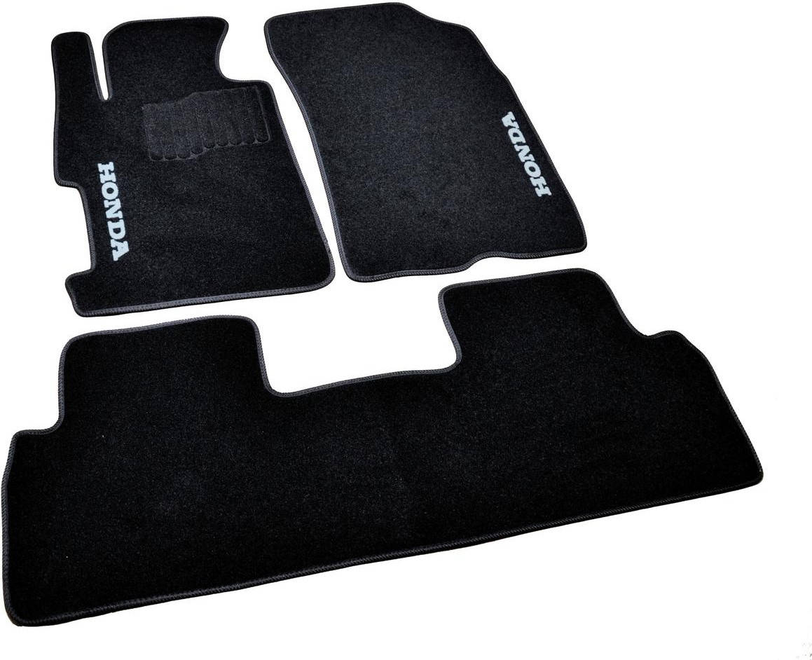 

Коврики в салон ворсовые для Honda Civic (2006-2011) SD 4D /Чёрные, кт. 3шт BLCCR1201