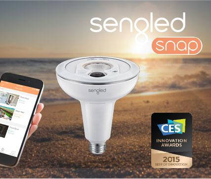 

Умная светодиодная лампочка Sengled Snap со встроенной HD 1080p камерой и Wi Fi