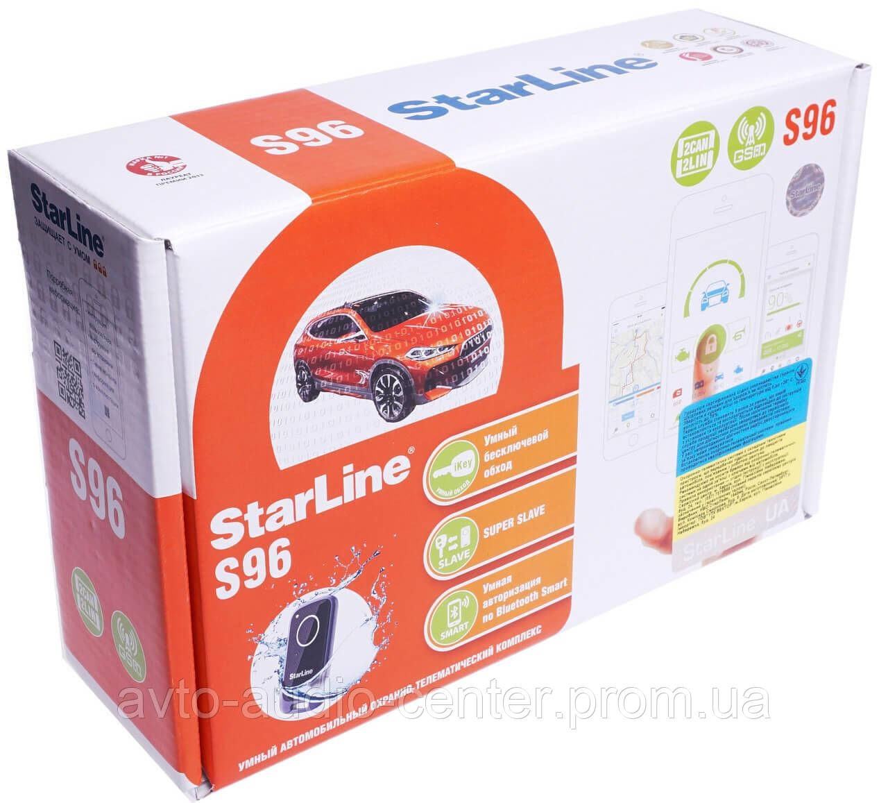 

Автосигнализация StarLine S96 BT GSM 2CAN-2LIN