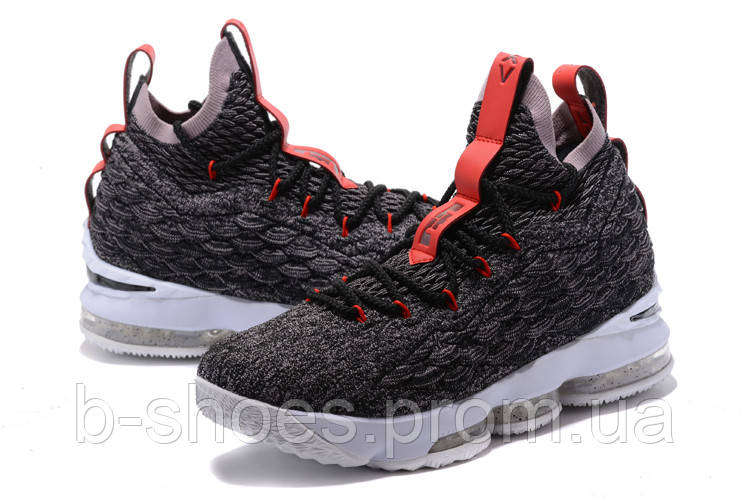 lebron 15 red and black