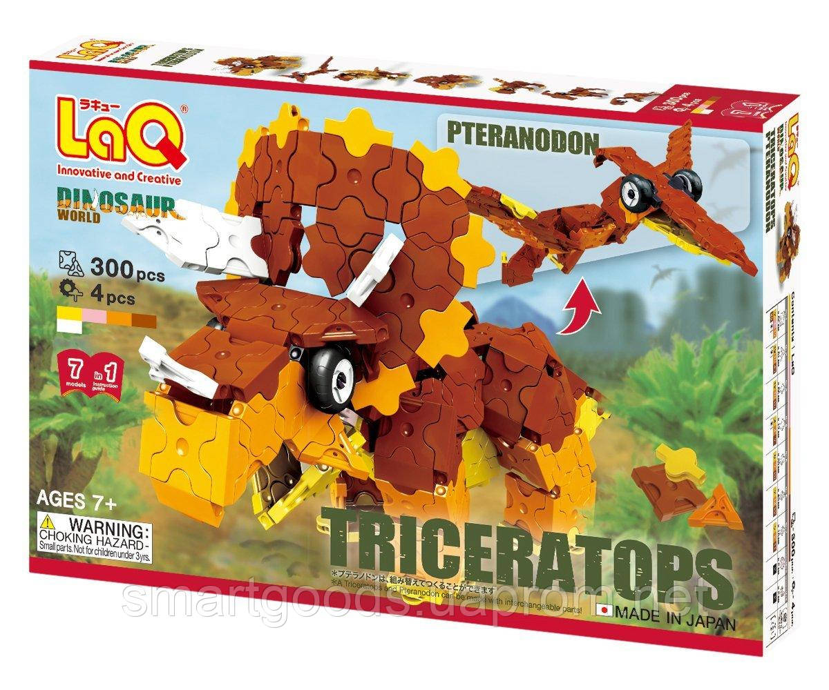 

Конструктор LaQ Triceratops & Pteranodon