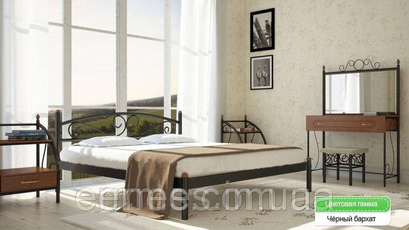 

Кровать металлическая "Вероника" Металл-Дизайн 1600х1900,2000, Черный