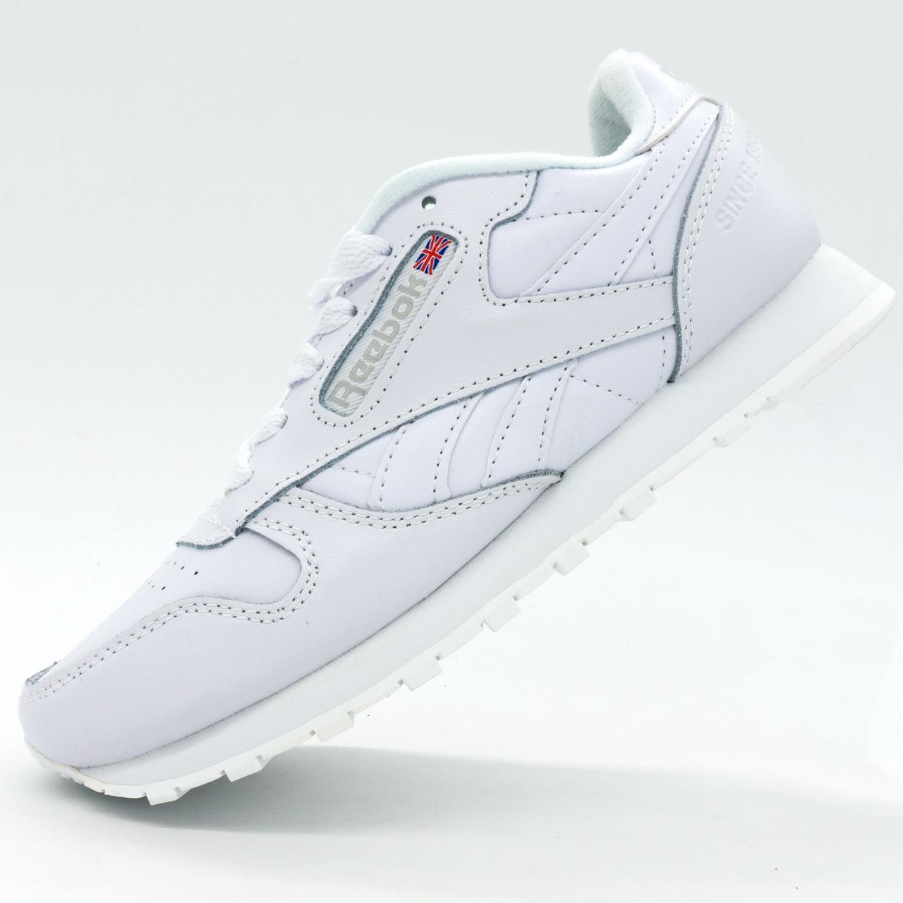 

Женские Reebok classic leather белые (Рибок класик кожа) р.(36, 37, 38, 39)