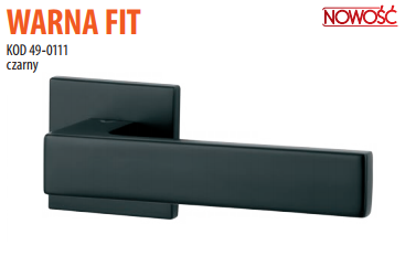 

Дверная ручка VDS Warna Fit черная матовая, Черный матовый