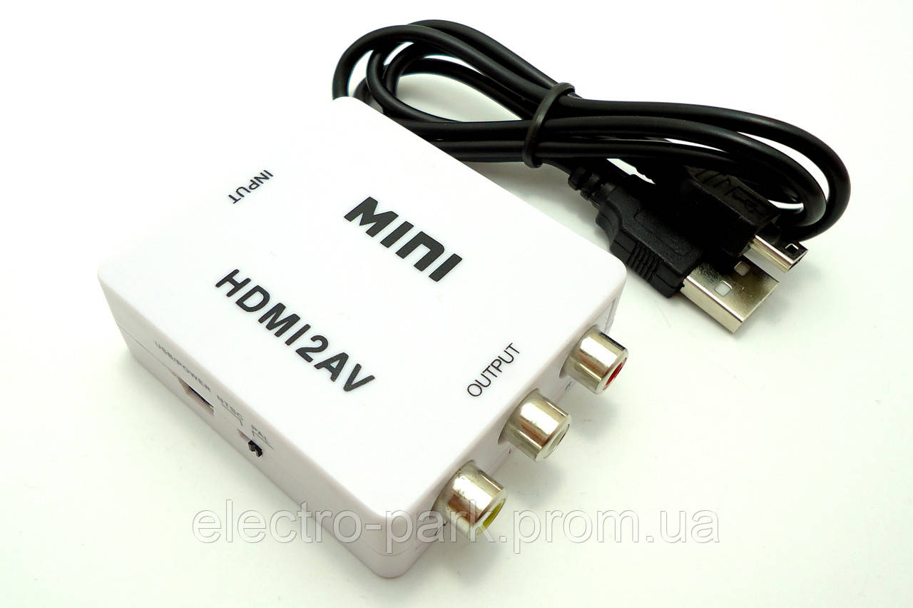 Конвертер HDMI-AV(RCA)