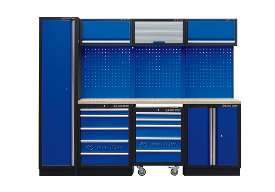 Рабочий модуль для хранения инструмента 2 синий Габариты: 2640 x 460 x 200мм