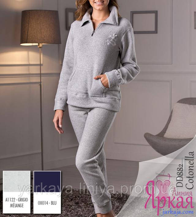 Пижама женская флис. Домашняя одежда для женщин Cotonella™ арт: 630324455