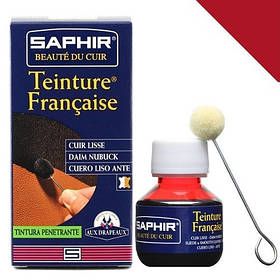 Барвник для гладкої шкіри Saphir Teinture Francaise 50 мл колір червоний (11)