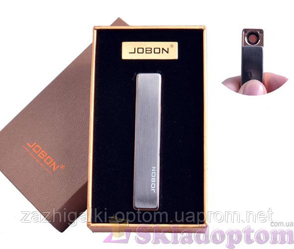 

USB зажигалка в подарочной упаковке 4827 "Jobon" (Спираль накаливания,Серебро)