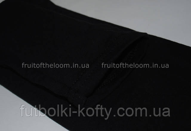 Чёрная женская футболка с длинным рукавом