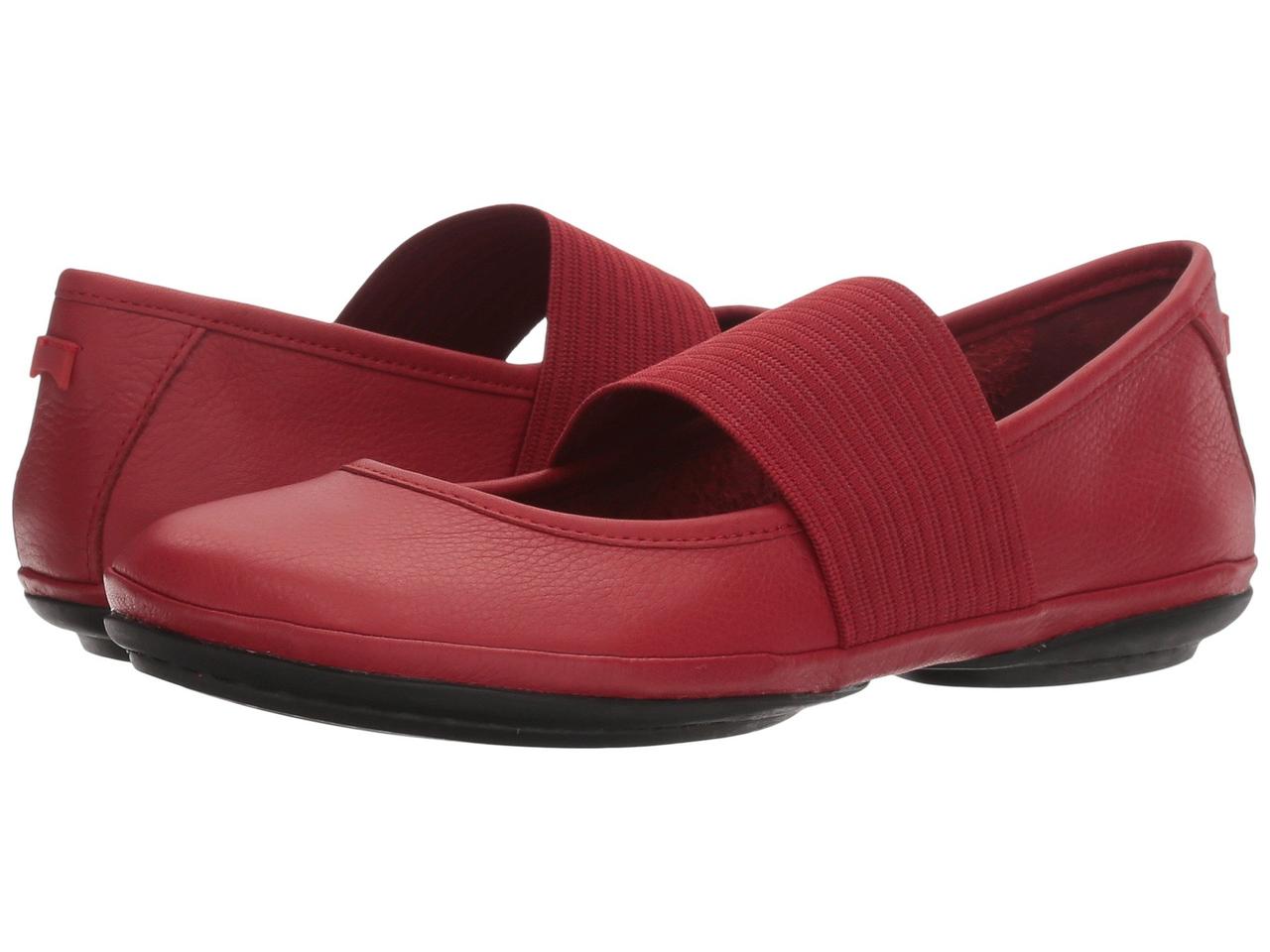 

Туфли без каблука (Оригинал) Camper Right Nina - 21595 Medium Red Leather