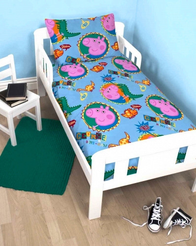 Набор для детской кроватки Свинка Джордж постельное белье, подушка, одНет в наличии