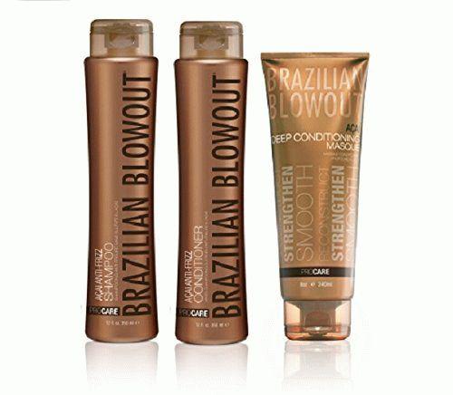 

Набор Brazilian Blowout Anti-Frizz для домашнего ухода (шампунь+кондиционер+мaска)