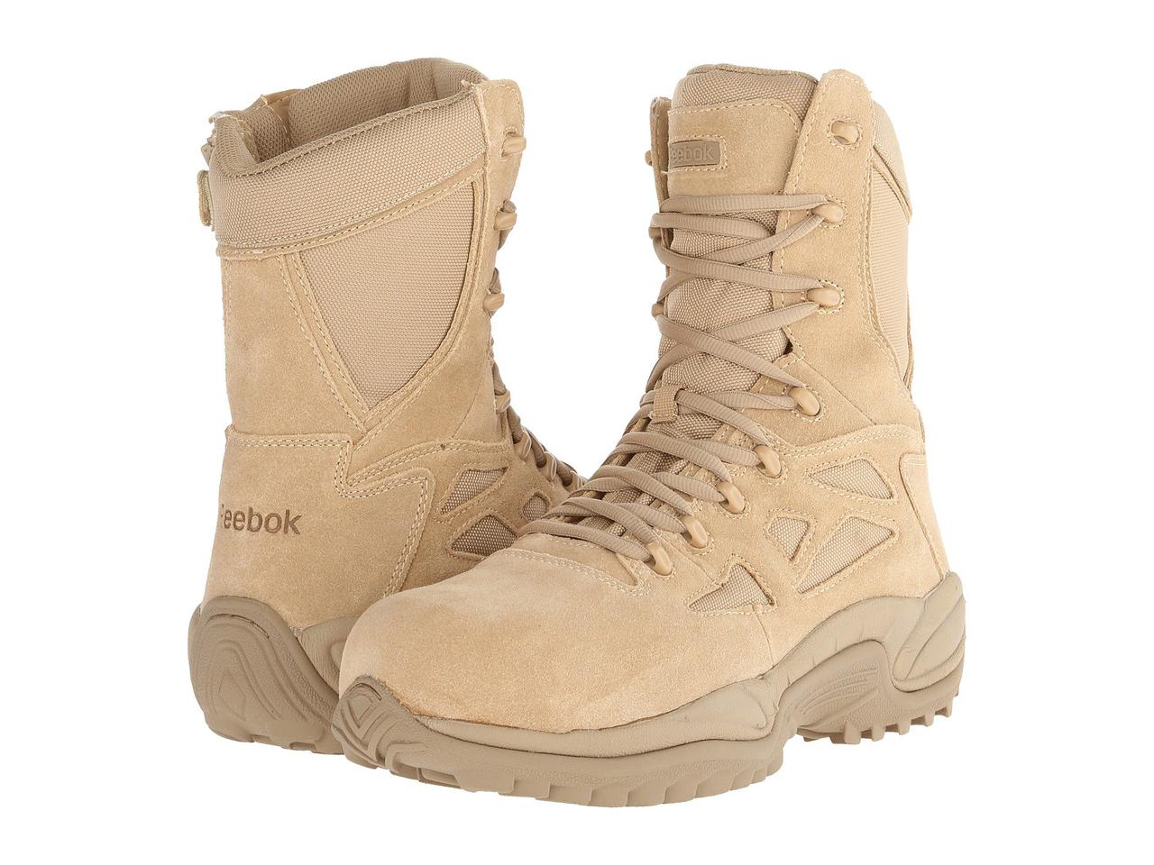 

Ботинки/Сапоги (Оригинал) Reebok Work Rapid Response RB 8" CT Tan