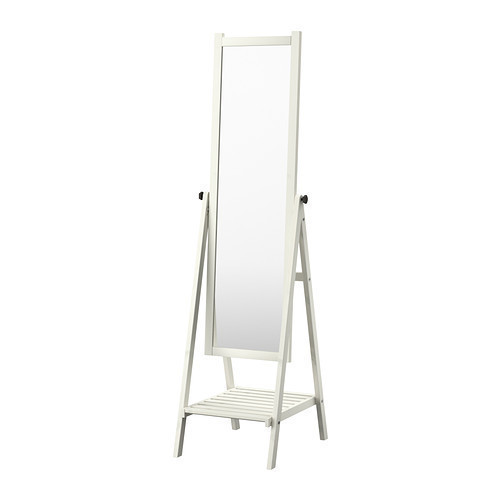 ИСФЬЁРДЕН Зеркало напольное, белая морилка, 20243837, IKEA, ИКЕА, ISFJНет в наличии