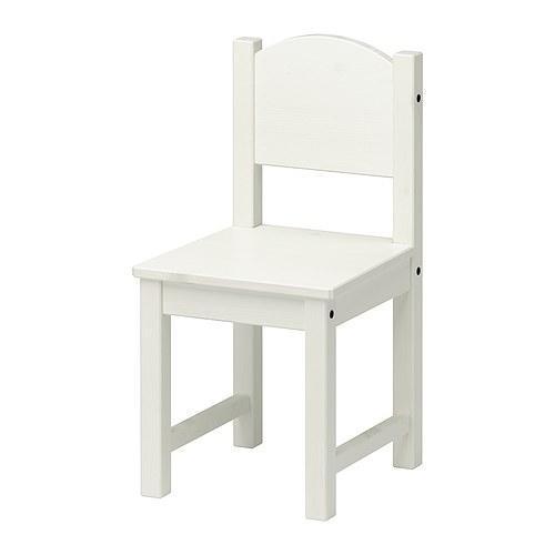 СУНДВИК Детский стул, белый, 60196358 ИКЕА, IKEA, SUNDVIK