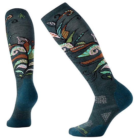 

Термоноски Smartwool Women's PhD Ski Medium Pattern Socks 2018, Зеленый