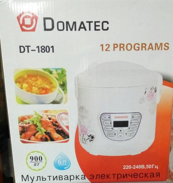 Мультиварка Domatec dt-1801 12 программыНет в наличии