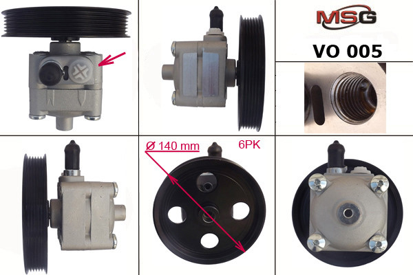 

Насос ГУР Volvo S60, Volvo V70, Volvo Xc70, Volvo Xc90, Volvo S80 VO005