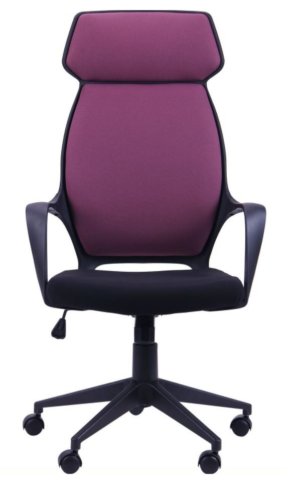 Кресло Concept черный, тк. пурпурный (Фото 2)