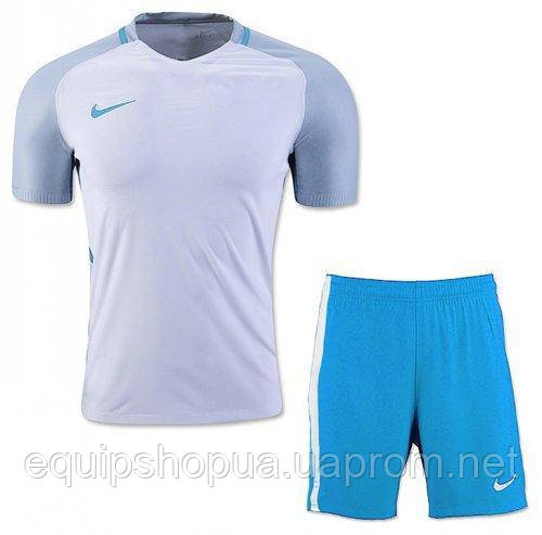 

Футбольная форма игровая Nike (Найк бело-голубая) XXXL (на рост 185-190 см)