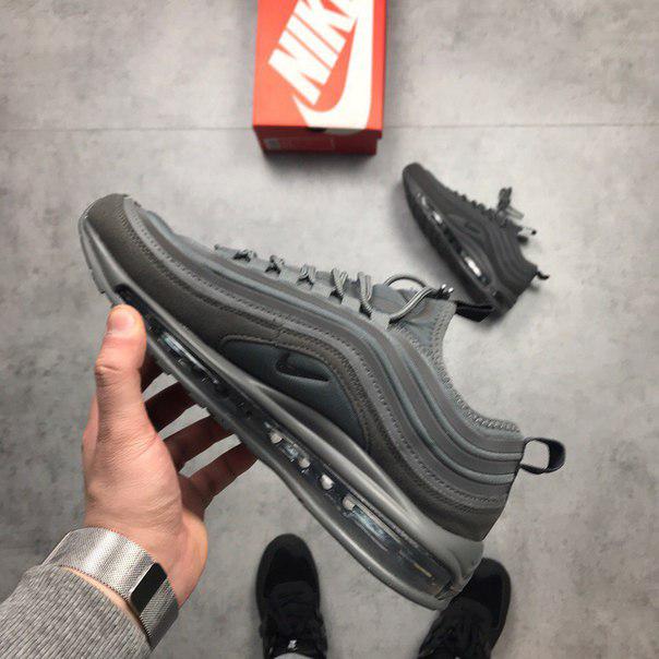 

Кроссовки в стиле Nike Air Max 97 Ultra Grey мужские 43, Темно-серый