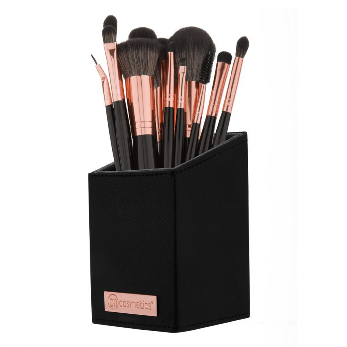 

Набор кистей в чёрной подставке BH Signature Rose Gold - 13 Piece Brush Set BH Cosmetics Оригинал