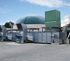 Ленточная сушилка для отходов от производства биогаза