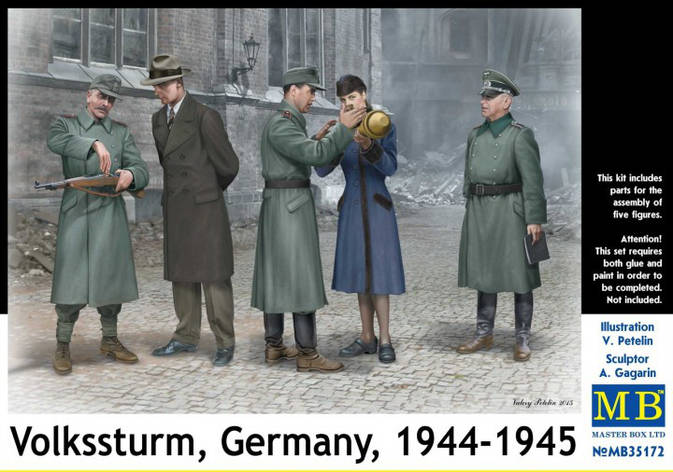 Фольксштурм, Германия, 1944-1945. 1/35 MASTER BOX 35172, фото 2