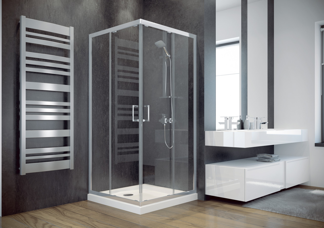 

Душевая кабина квадратная Modern 90x90x185 тонированная Besco