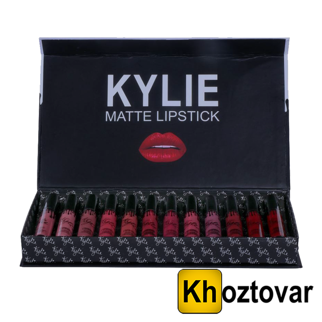Набор помад Kylie Jenner Matte Liquid Lipstick 12 штук