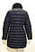 Удлиненная куртка женская черная CLASSic 1790, фото 3