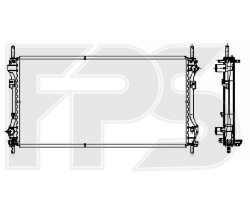 

Радиатор основной FORD (FRIGAIR) FP 28 A740