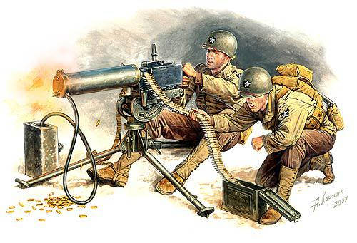 Американські кулеметники. Європа 1944р. 1/35 MASTER BOX 3519, фото 2