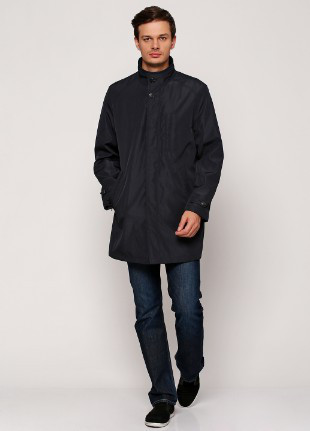 Темно синие мужское пальто JUPITER  43850 р-58