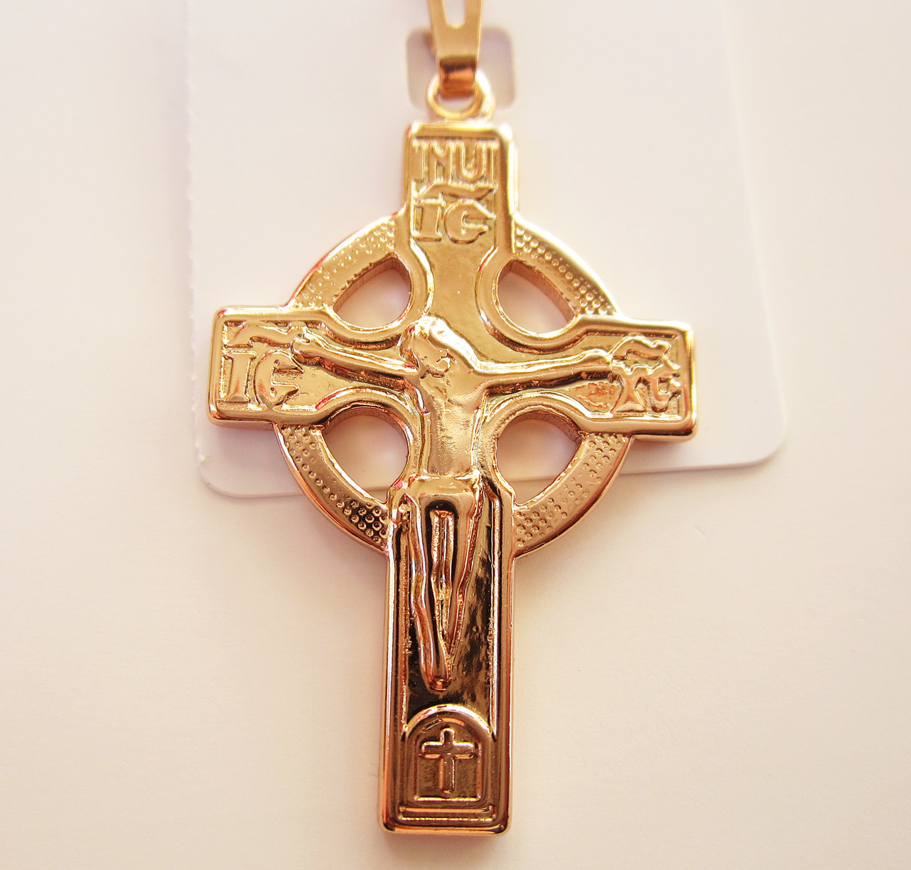 Хрест з розп'яттям під радянське золото
