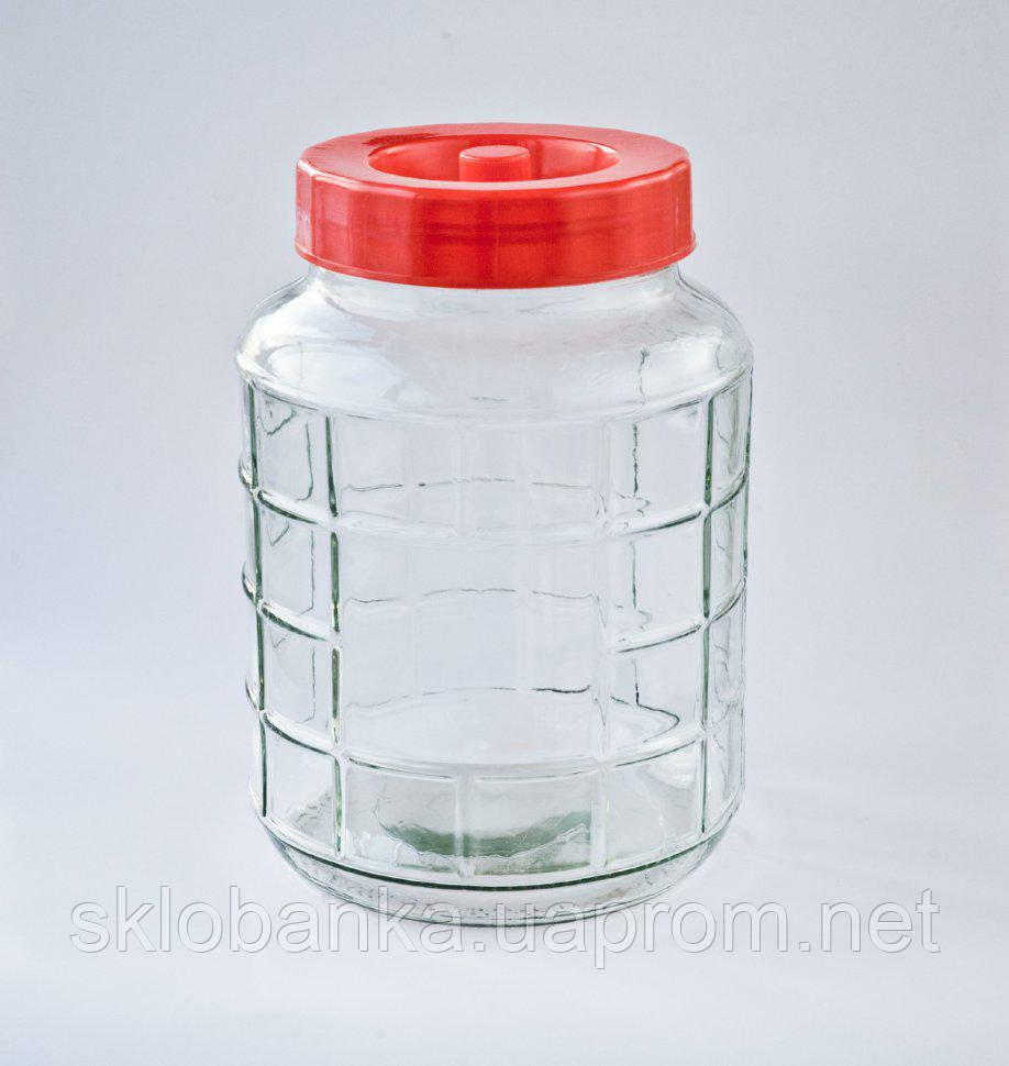 Бутыль стеклянный с гидрозатвором 5