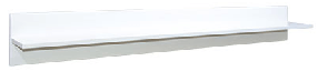 Полку Б'янко 150 200х1500х200мм білий глянець + дуб сонома Світ Меблів