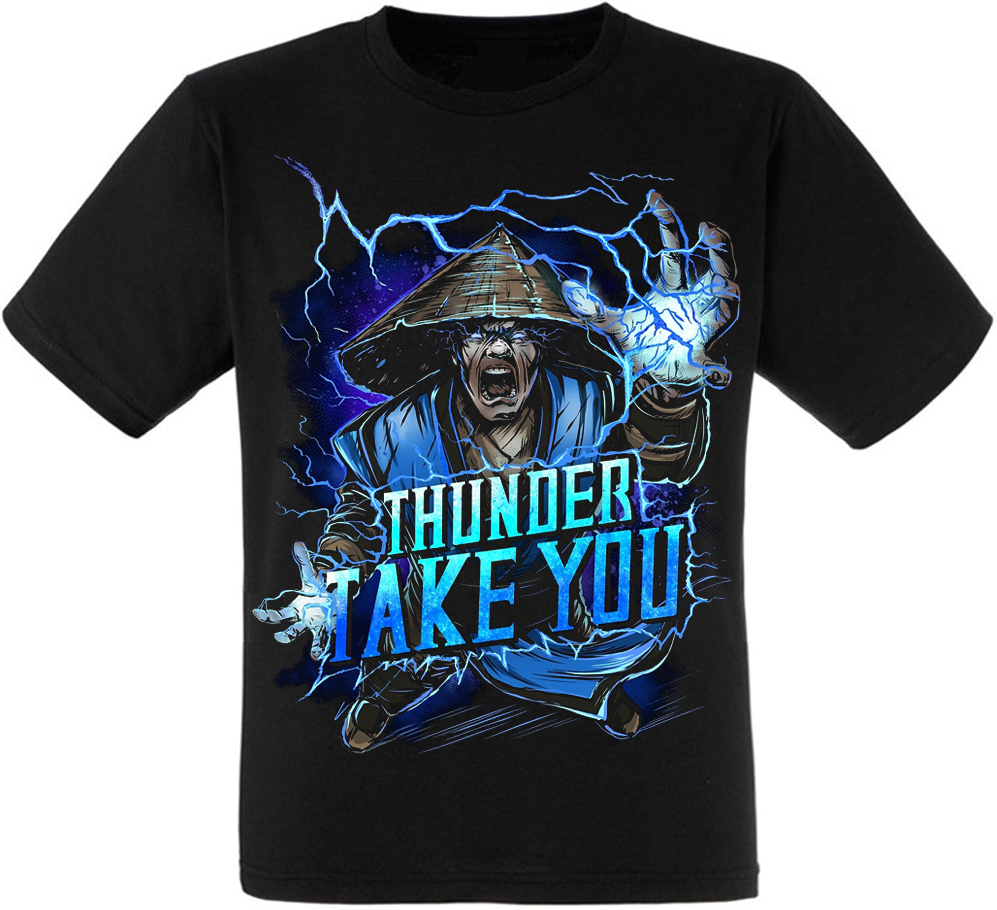 

Футболка Mortal Kombat "Thunder Take You" (Raiden) S