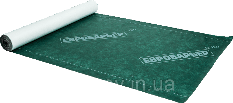 

Евробарьер™ Q160 – гидроизоляционная супердиффузионная подкровельная мембрана, Зеленый