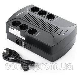 

Источник бесперебойного питания Vinga 600VA-PU, 2USB*5V /1A (VPP-600U)