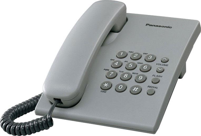 Телефон Panasonic KX-TS2350UAS (Серебристый) повторный набор последнег